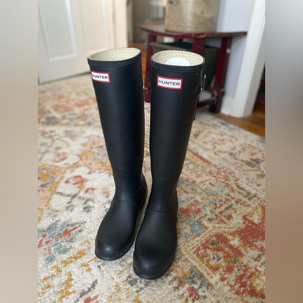 Hunter Original Tall Matte Black Rain Boots